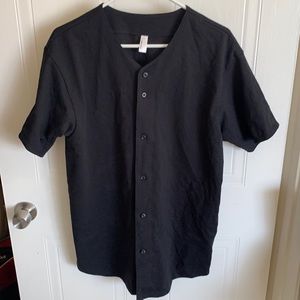 American Apparel Men’s Baseball Jersey size Large